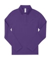 Dames Polo Lange Mouw B&C PW462 Meta Lilac